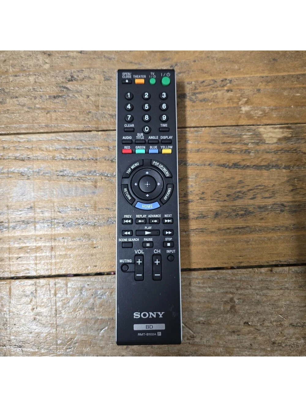 OEM Original SONY RMT-B102A Blu-Ray Remote Control
